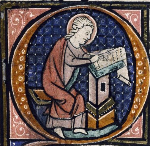 St John writing a book