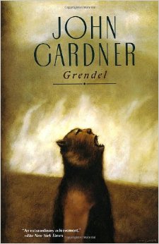 The cover for the 1989 edition of John Gardner's Beowulf-inspired Grendel.