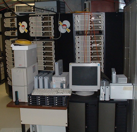 A Beowulf cluster supercomputer at McGill  University
