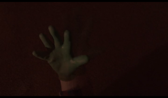 Freddie's Beowulf-like gardening gloved hand, Killer BOB Killer in Twin Peaks.